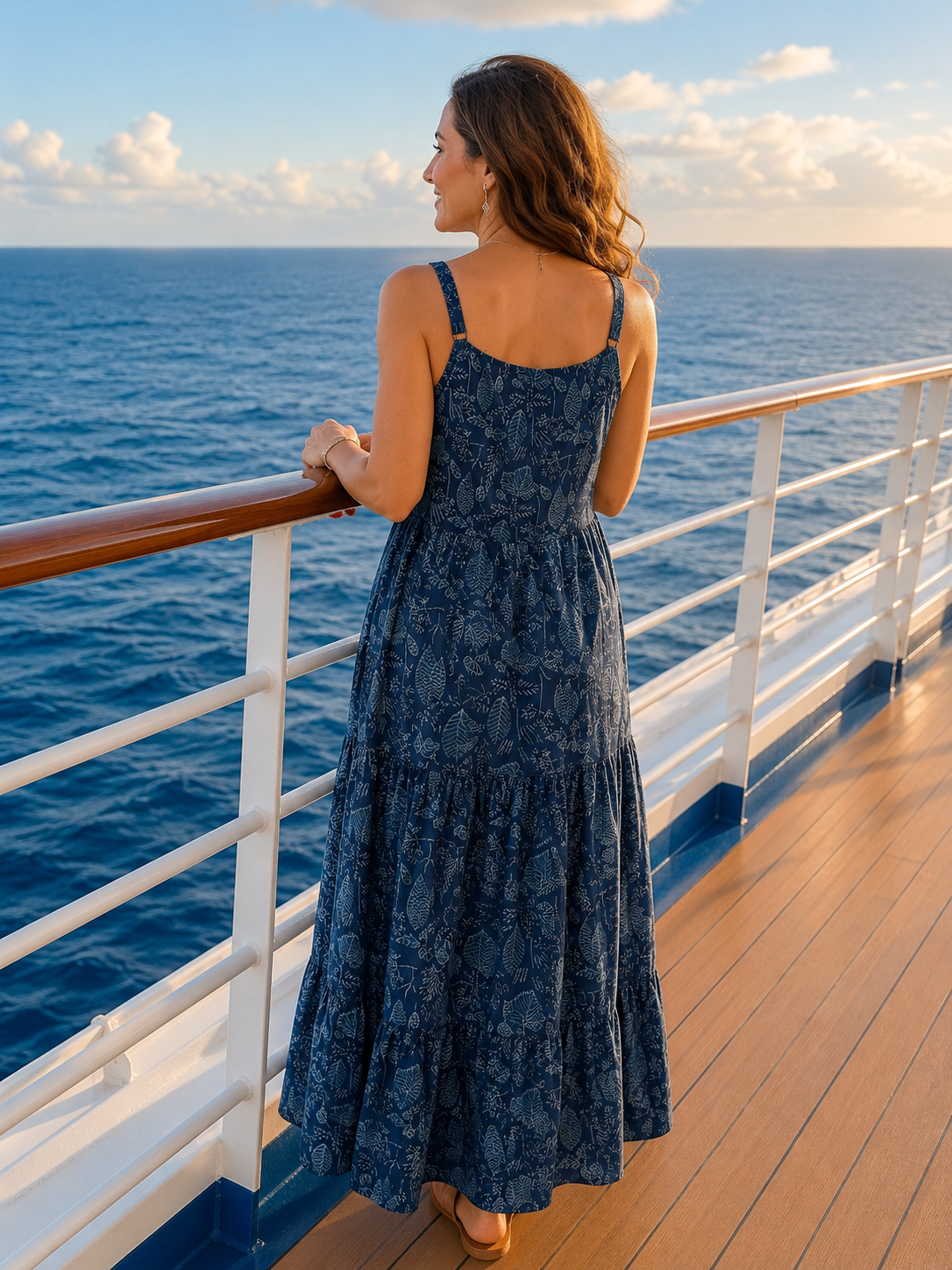 Meadow Maxi Dress ~ Blue Woodland