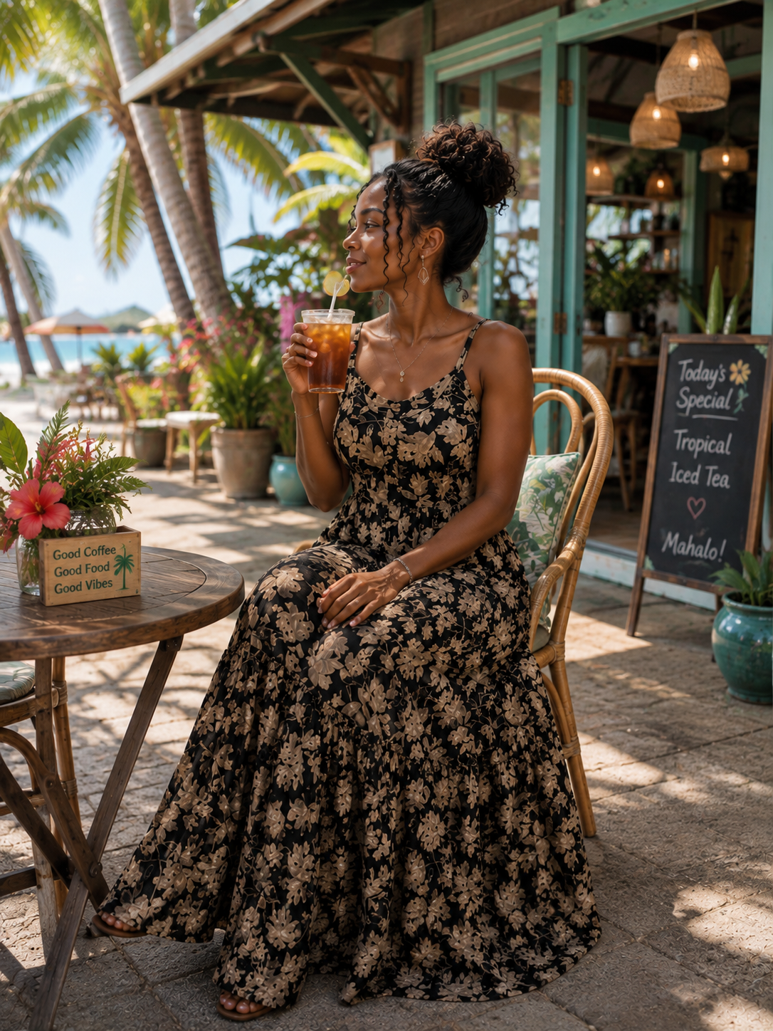 Meadow Maxi Dress ~ Midnight Tapestry